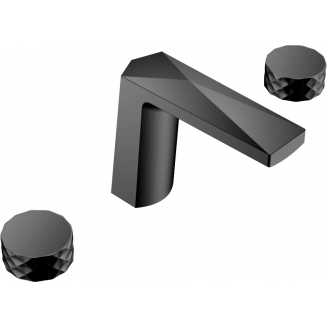 Смеситель для раковины BOHEME Venturo 150-B-DIAMOND чёрный матовый