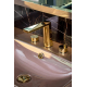 Смеситель для раковины BOHEME Venturo 150-G-DIAMOND золото
