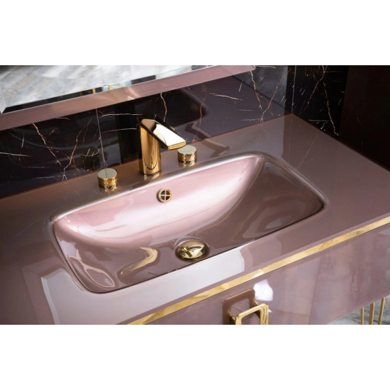 Смеситель для раковины BOHEME Venturo 150-G-DIAMOND золото