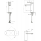 Смеситель для раковины BRAVAT Eddie Black F1369402BW-ENG чёрный