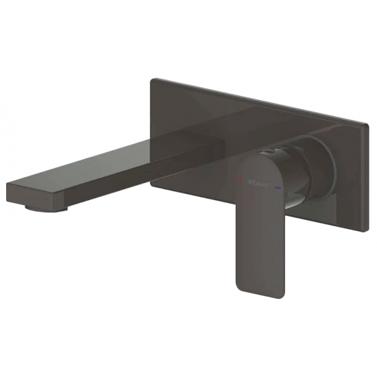 Смеситель для раковины BRAVAT Eddie Black P8369402BW-ENG С ВНУТРЕННЕЙ ЧАСТЬЮ чёрный