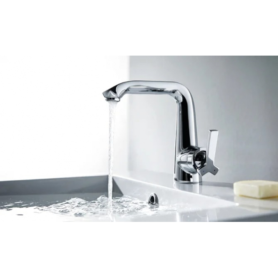 Смеситель для раковины BRAVAT Waterfall F173107C-1 хром