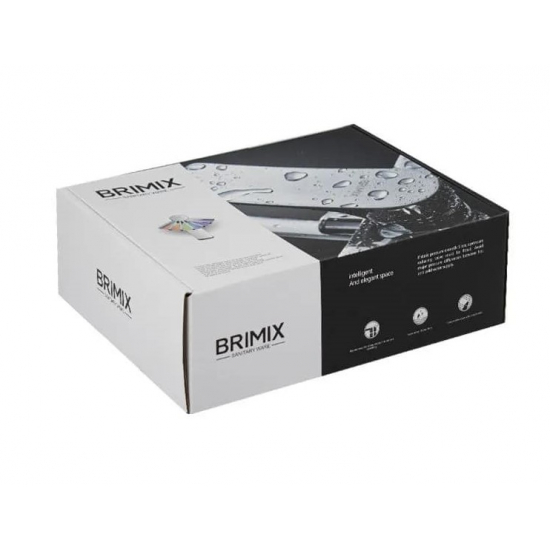 Смеситель для раковины BRIMIX 5961 из пластика АБС, хром