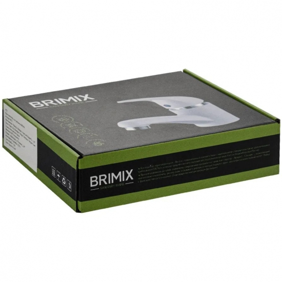 Смеситель для раковины BRIMIX 5972 из пластика АБС, белый