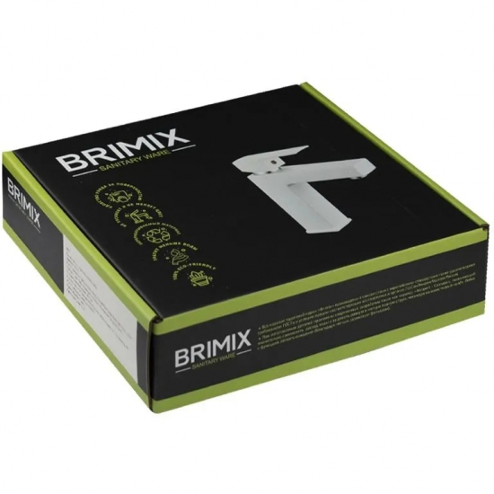 Смеситель для раковины BRIMIX 5974 из пластика АБС, чёрный