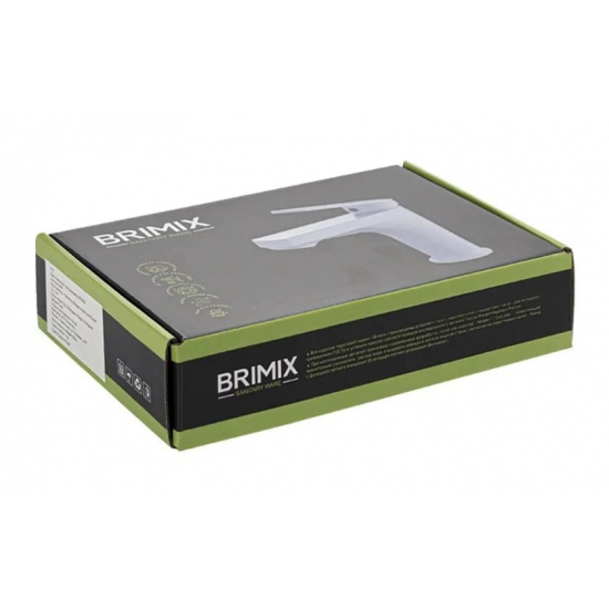 Смеситель для раковины BRIMIX 5996 из пластика АБС, белый
