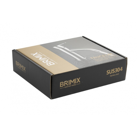 Смеситель для раковины BRIMIX 9350 из нержавеющей стали