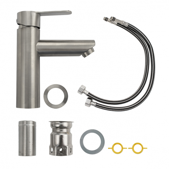 Смеситель для раковины BRIMIX 9351 из нержавеющей стали