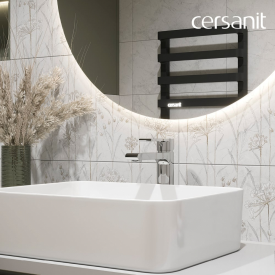 Смеситель для раковины CERSANIT Brasko A63024 с донным клапаном, хром