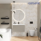 Смеситель для раковины CERSANIT Brasko Black A63107 с донным клапаном, чёрный матовый