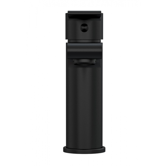 Смеситель для раковины CERSANIT Brasko Black A63107 с донным клапаном, чёрный матовый
