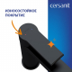 Смеситель для раковины CERSANIT Brasko Black A63107 с донным клапаном, чёрный матовый