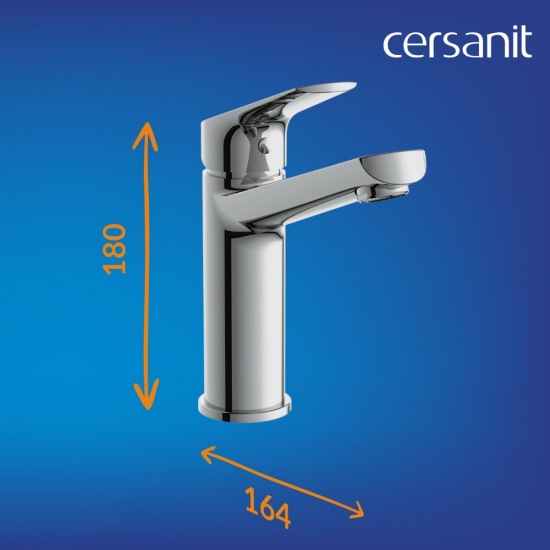 Смеситель для раковины CERSANIT Flavis A63037 хром