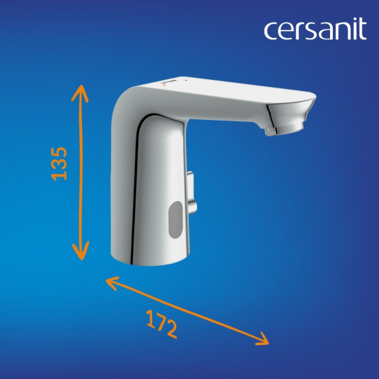 Смеситель для раковины CERSANIT Sense A63106 хром