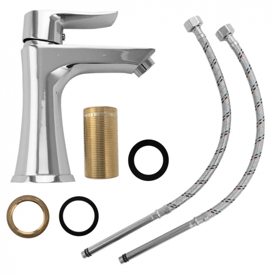 Смеситель для раковины CONSUL 3130 ручка литая, хром