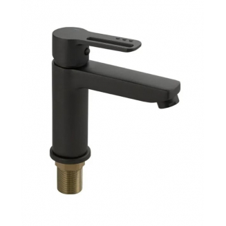 Смеситель для раковины CONSUL 8930 ручка с прорезью, графит
