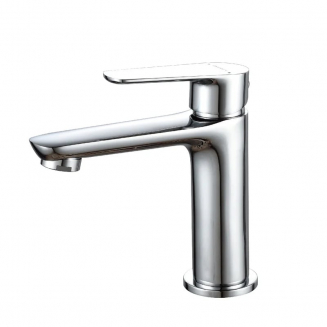 Смеситель для раковины DECOROOM DR29011 монолитный, хром