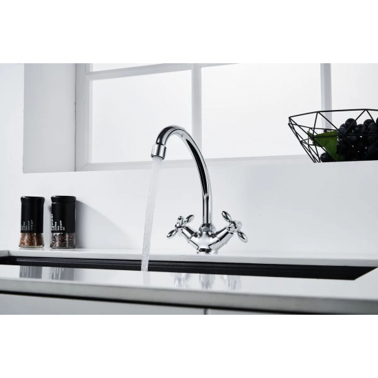 Смеситель для раковины DECOROOM DR53012 хром