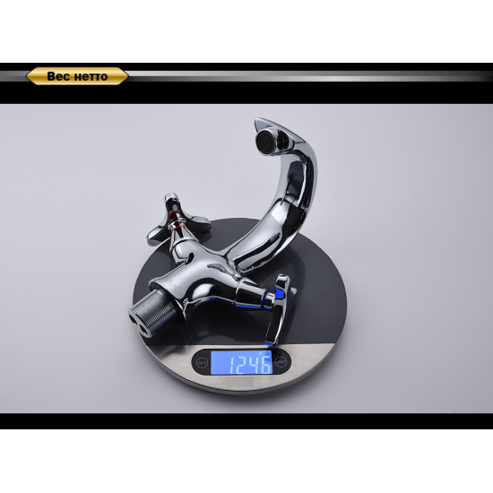 Смеситель для раковины D&K Hessen.Goethe DA1382141 хром