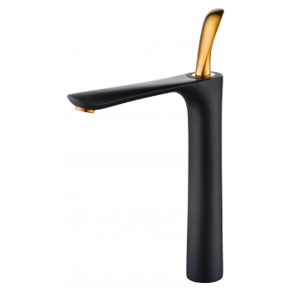 Смеситель для раковины D&K Venice.Baciano DA1032059 чёрный/золото