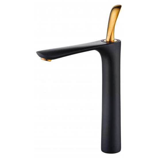 Смеситель для раковины D&K Venice.Baciano DA1032059 чёрный/золото