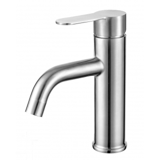 Смеситель для раковины FMARK FS8201 из нержавеющей стали, сатин