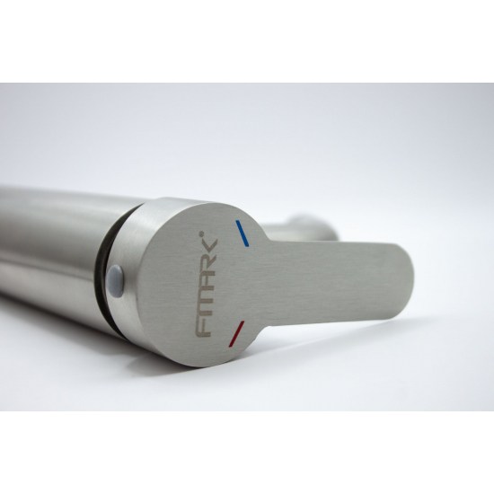 Смеситель для раковины FMARK FS8201 из нержавеющей стали, сатин