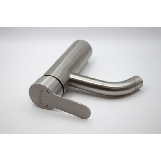 Смеситель для раковины FMARK FS8201 из нержавеющей стали, сатин