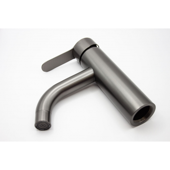 Смеситель для раковины FMARK FS8201Q из нержавеющей стали, графит