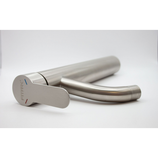 Смеситель для раковины FMARK FS8211 из нержавеющей стали, сатин