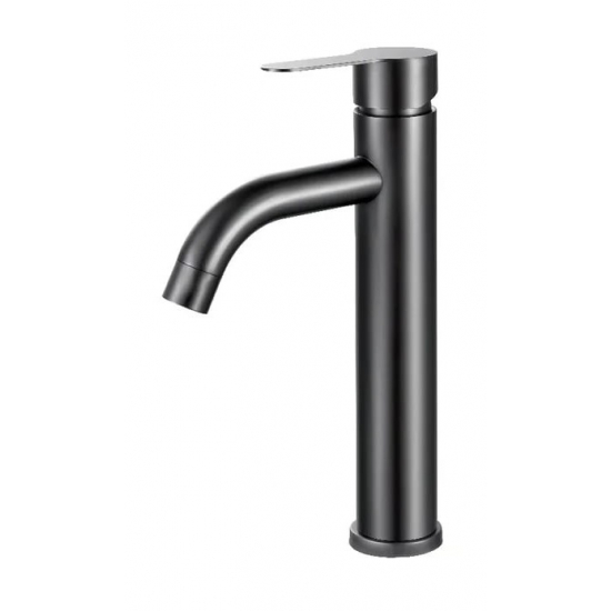 Смеситель для раковины FMARK FS8211Q из нержавеющей стали, графит