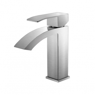 Смеситель для раковины FMARK FS8601 из нержавеющей стали, сатин