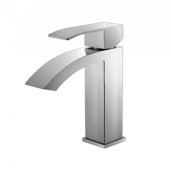 Смеситель для раковины FMARK FS8601 из нержавеющей стали, сатин