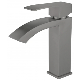 Смеситель для раковины FMARK FS8601Q из нержавеющей стали, графит