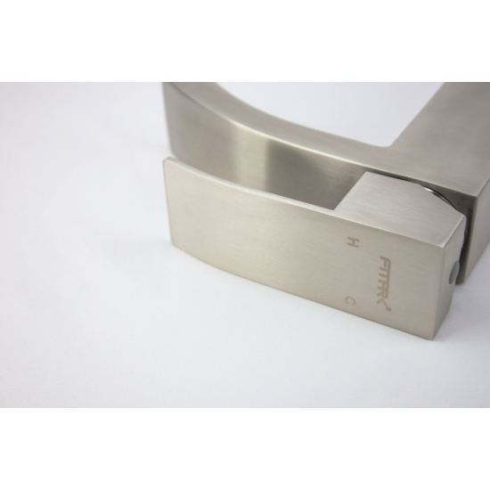 Смеситель для раковины FMARK FS8611 из нержавеющей стали, сатин