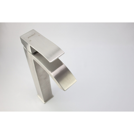 Смеситель для раковины FMARK FS8611 из нержавеющей стали, сатин