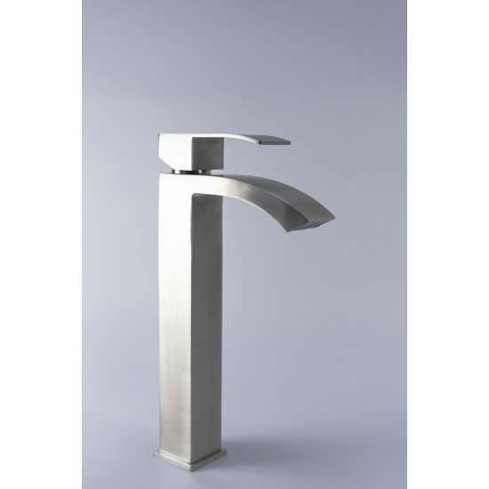 Смеситель для раковины FMARK FS8611 из нержавеющей стали, сатин