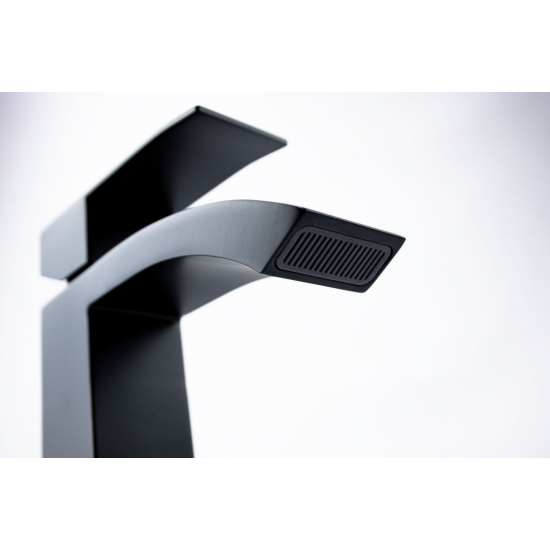 Смеситель для раковины FMARK FS8611H из нержавеющей стали, чёрный