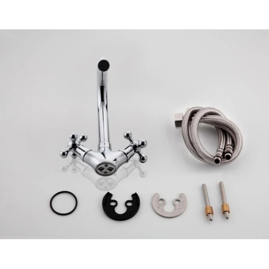 Смеситель для раковины FRAP H19 F1319 хром