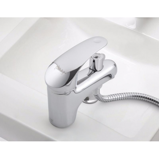 Смеситель для раковины FRAP H21 F1221 с гигиеническим душем