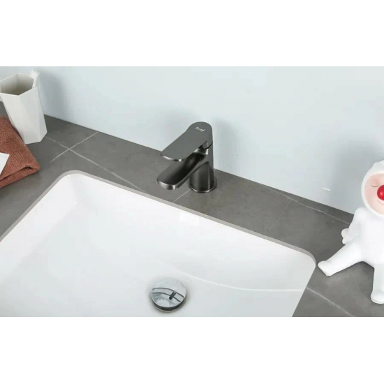 Смеситель для раковины FRAP H62 F1062-9 оружейная сталь