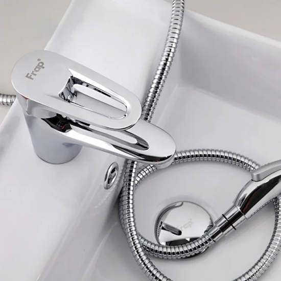 Смеситель для раковины FRAP H68 F1268 с гигиеническим душем