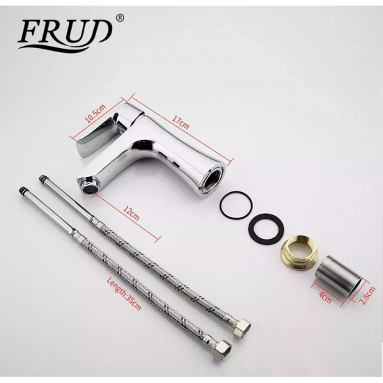 Смеситель для раковины FRUD R10101 хром