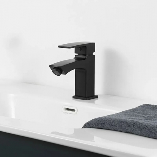 Смеситель для раковины FRUD R10152 чёрный