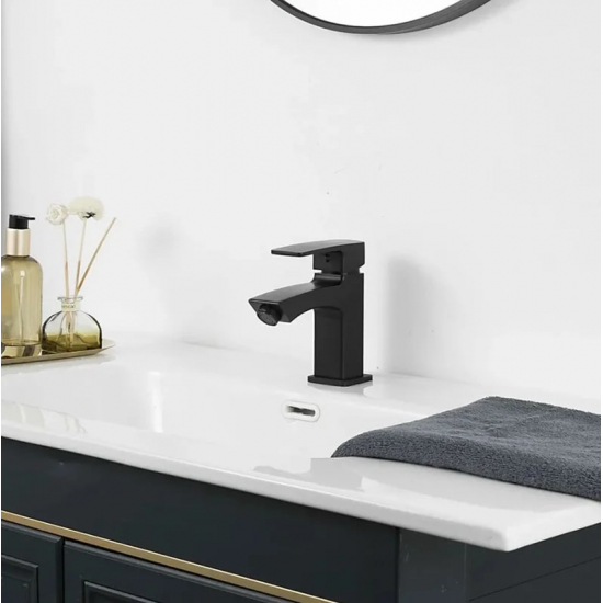 Смеситель для раковины FRUD R10152 чёрный