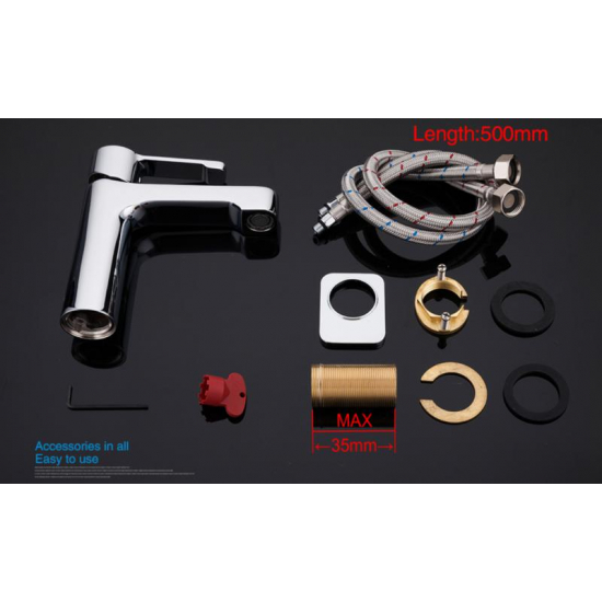 Смеситель для раковины GAPPO G02 G1002-2 хром