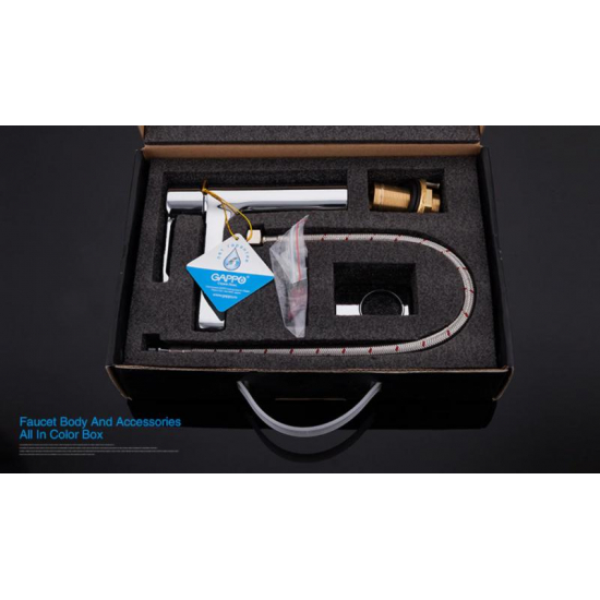 Смеситель для раковины GAPPO G02 G1002-2 хром