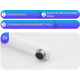 Смеситель для раковины GAPPO G03-8 G1003-18 белый/хром