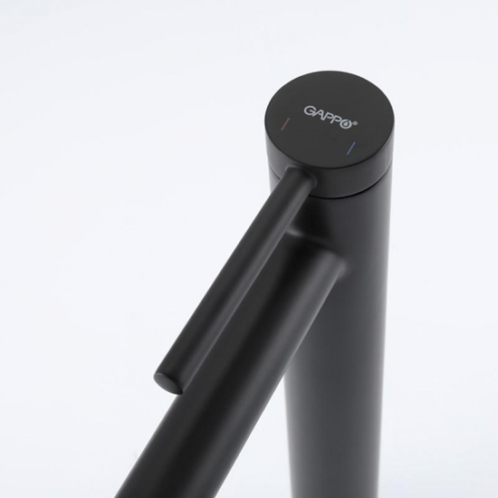 Смеситель для раковины GAPPO G06-6 G1006-26 чёрный матовый
