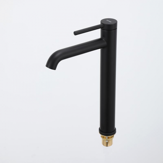 Смеситель для раковины GAPPO G06-6 G1006-26 чёрный матовый